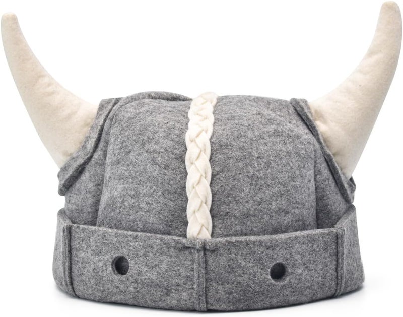 Halsa Sauna Hat,Handmade Natural Wool Sauna Cap for Men & Women, Eco-Friendly, Breathable, One Size Fits All for Spa, Steam Room, Banya, Bathhouse. Viking Style. - Image 1